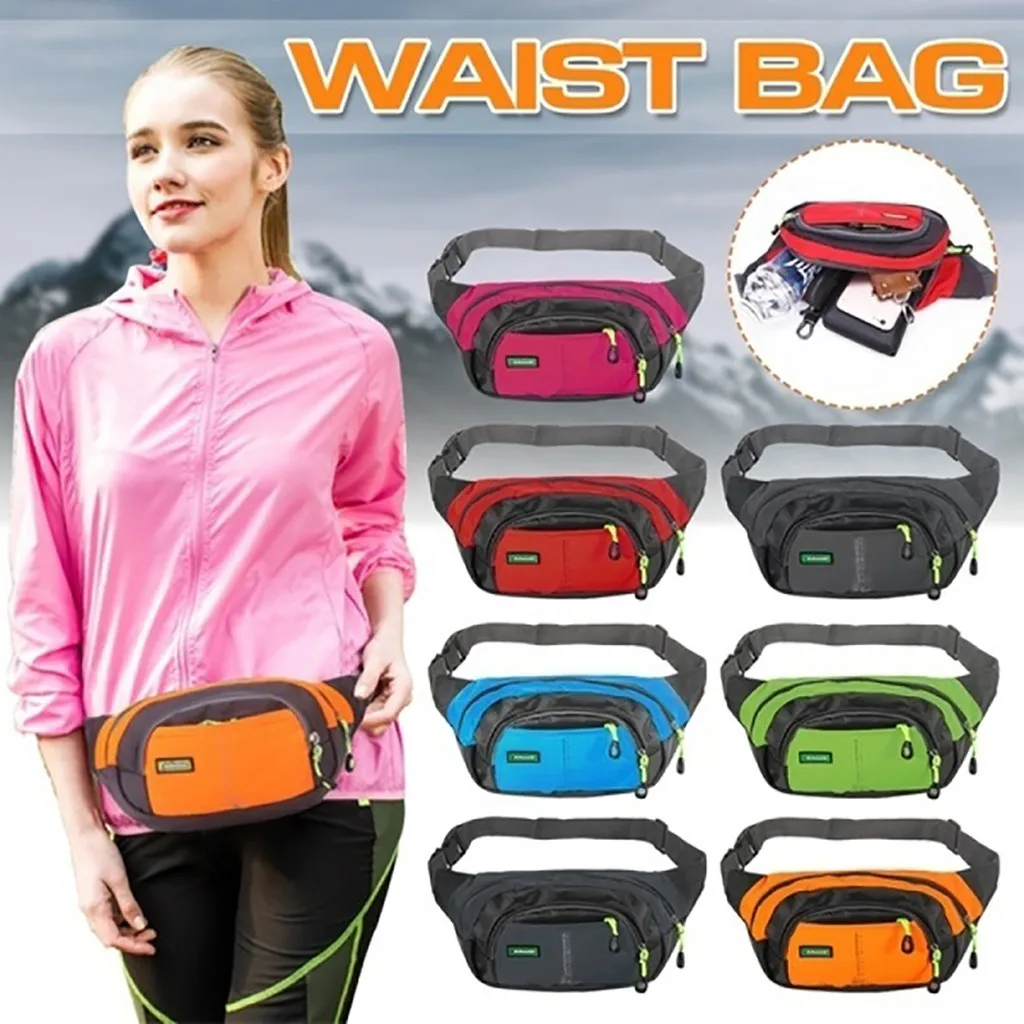 Модная поясная сумка для женщин для бега, водонепроницаемая поясная сумка, держатель для телефона, для спортзала, фитнеса, путешествий, Сумка с ремнем, розовая нагрудная сумка, Bolsos GRS