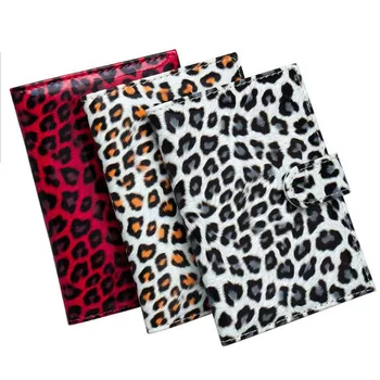 

Women Passport Cover Leopard Leather Passport Holder Waterproof Unisex Travel Passport Holder Business