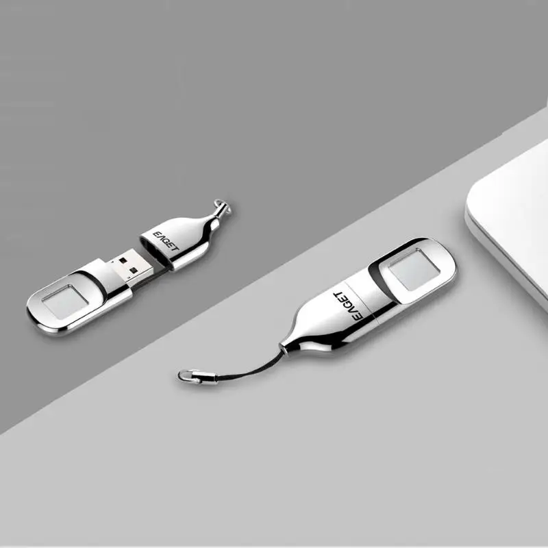 EAGET FU5 портативный флеш-диск USB 2,0 распознавание отпечатка зашифрованная память usb-накопитель для ноутбука