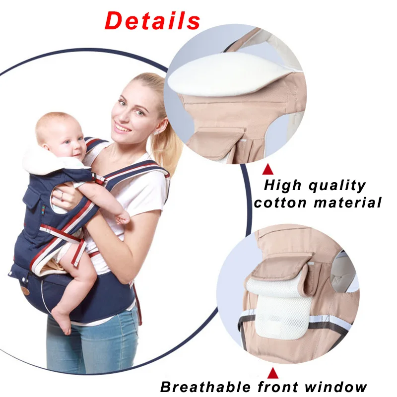 New Ergonomic Baby Carrier Backpack Baby Hipseat Multifunction Baby Kangaroos Carrier for newborn prevent o-type legs sling