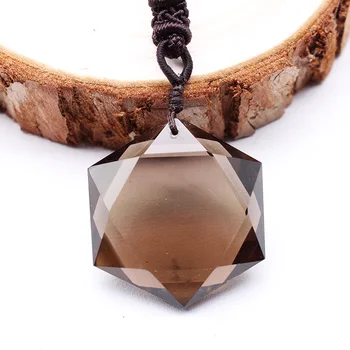 

As Hung Natural Crystal Original Shi Diaozhui Tea Water Crystal Energy Stone Six Star Men And Women Money Chain Gift