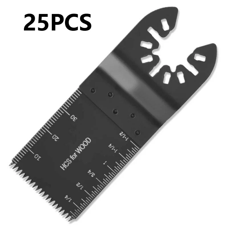 

100% Brand New And High Quality 25pcs 1-3 / 8inch 35mm Oscillating Multitool Japanese Tooth Saw Cutters Set