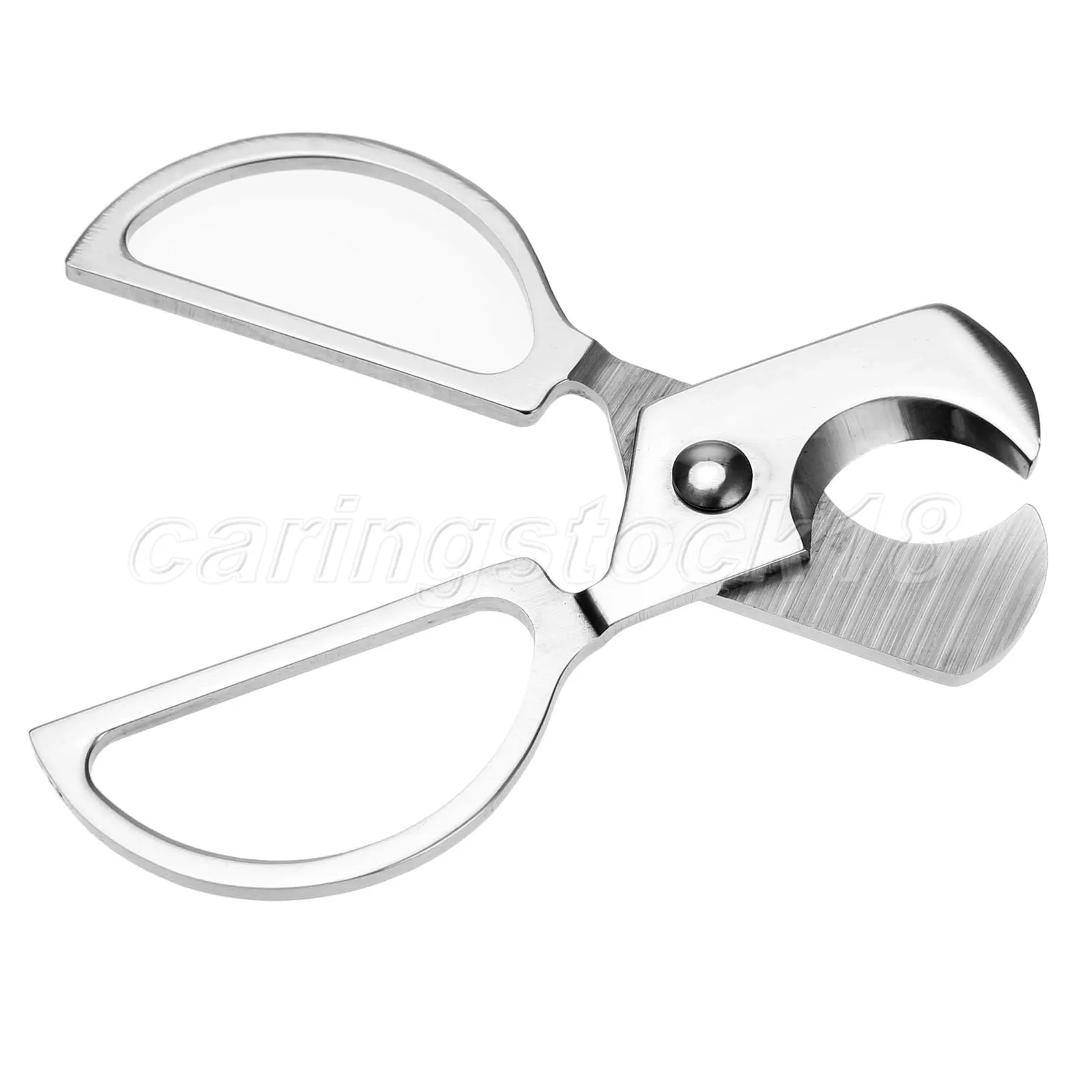 1Pc Portable Stainless Steel Pocket Cigar Cutter Double Blade Cigarette Cutting Smoking Accessories High Quality