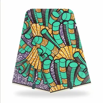 

african real wax fabric 100% Cotton African original Wax African Veritable wax African Print Fabric For wedding dresses F211-9