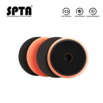 

SPTA 6 Inch (150mm) EVA Heavy Cut Sponge Foam Polishing Pads & Buffing Pads For 5Inch (125mm) RO/DA/GA Dual Action Car Polisher