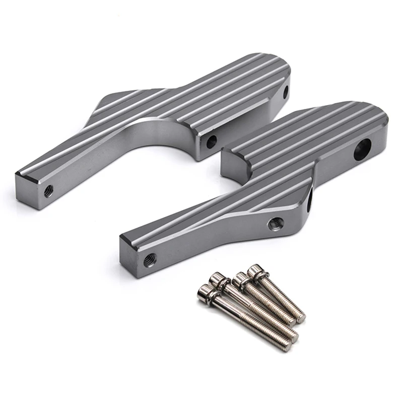 Scooter Foot Rests Passenger Foot Pegs Extensions Universal Cnc Extended Footpegs For Vespa Gt