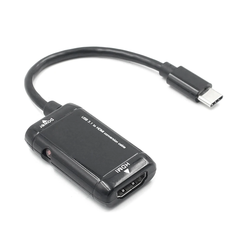Usb type C к HDMI адаптер USB 3,1 USB-C к HDMI адаптер конвертер «Папа-мама» для MacBook huawei mate 20/P20 Pro Smasung S8