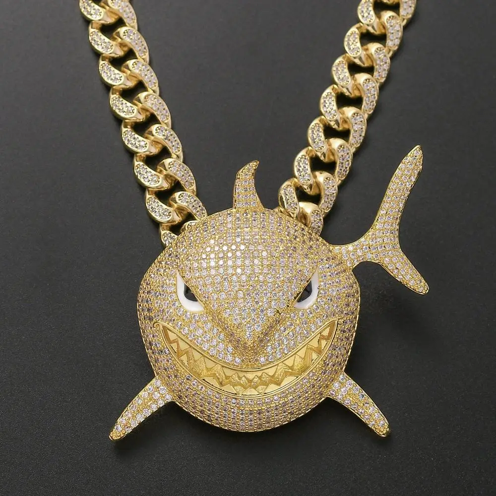 6ix9ine Shark Pendant 2colors 