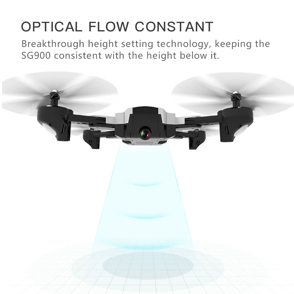 SG900 мини дрона с дистанционным управлением с Камера 4K оптическим позиционированием жест фото видео изображения следите за Квадрокоптер с дистанционным управлением 22mins время полета