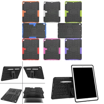 

Case For new iPad Pro 10.5" 2017 A1701 Cover Heavy Duty 2 in 1 Hybrid Rugged Durable Shockproof Rubber Funda Tablet Shell