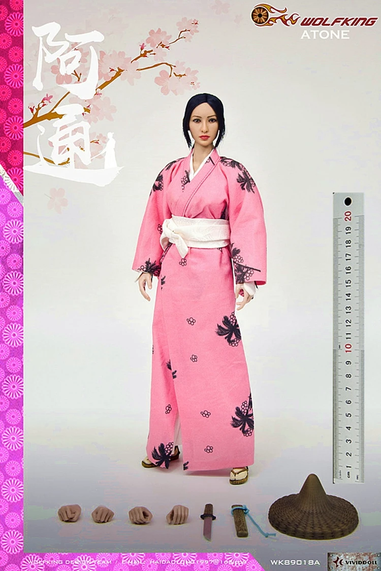 WOLFKING 1/6 WK89018A Япония Женщины Atung фигурка Модель Коллекция 12 дюймов фигурка куклы