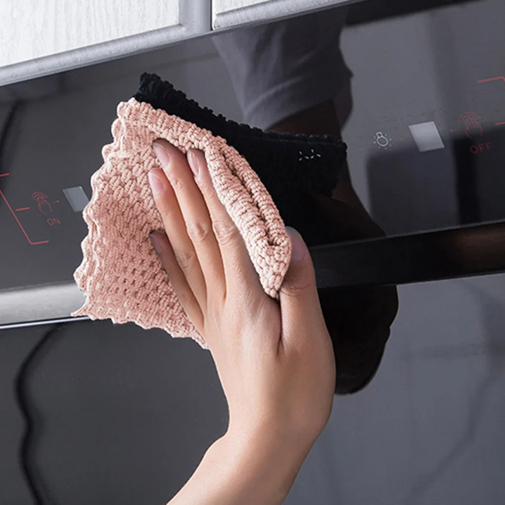 Kitchen Anti-grease Wiping Rags Efficient Super Absorbent Microfiber Cleaning Cloth Kitchen Washing Dish Cleaning Towel 1/5 Pcs kitchen towel microfiber dish cloths cleaning cloth microfiber towel microfiber wash towel dish cleaning cloth microfiber dish cloth towel cleaning cloth dish cloth