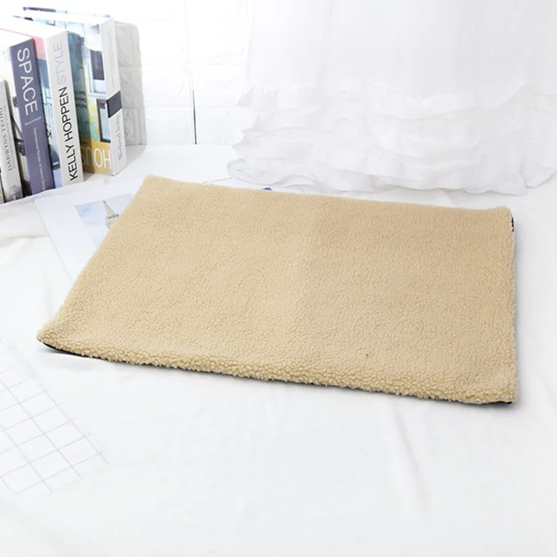 Pet Cat Self-Heating Mat Winter Warming Cushion Bed Mattress for Small Medium Pet Washable Dog Cat Pads with Zipper Cat Supplies