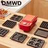 DMWD Electric Sandwich Maker Timing Waffle Maker Breakfast Toaster Donut Baking Machine Multifunctional Egg Takoyaki Cake Oven 2