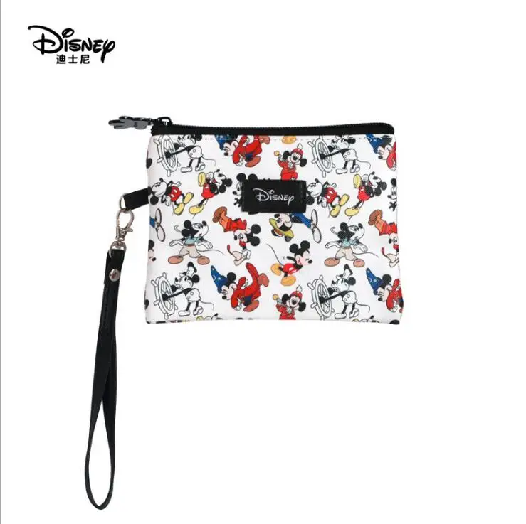 4 Натуральная disney Микки Маус Мода Мама сумка многофункциональная женская сумка PU Пенал чехол бумажник сумка Детская игрушка бесплатно - Цвет: 4