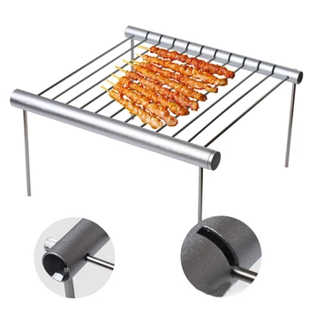 

New Arrive Mini Pocket BBQ Grill Portable Stainless Steel BBQ Grill Folding BBQ Grill Barbecue Accessories For Home Park Use