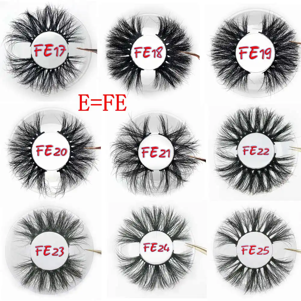 Mikiwi 25mm Mink Eyelashes 20/30/50 Wholesale 3D Mink Lashes round case custom packaging Label Makeup Dramatic Long Mink Lashes 5