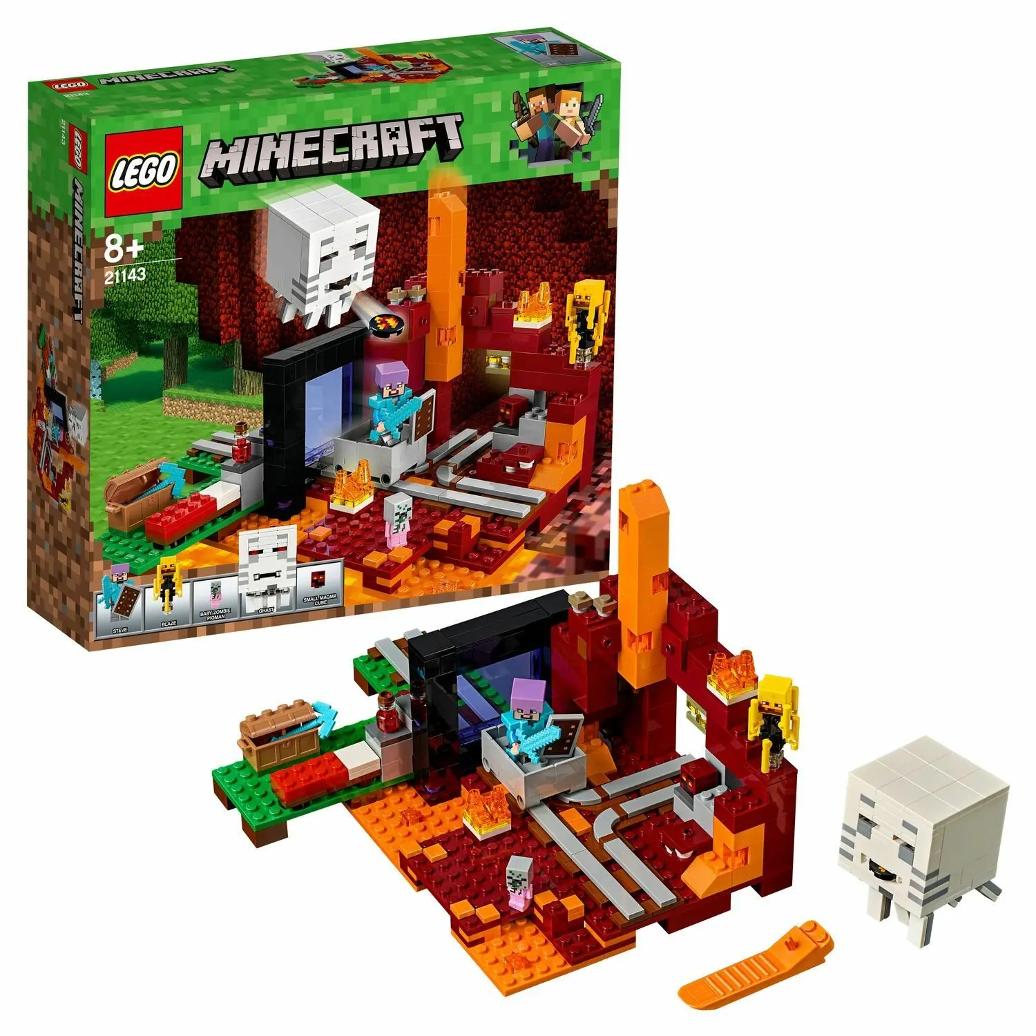 Designer Lego Lego Minecraft portal in the dungeon 21143 Designer Lego Lego Minecraft portal in the dungeon 21143