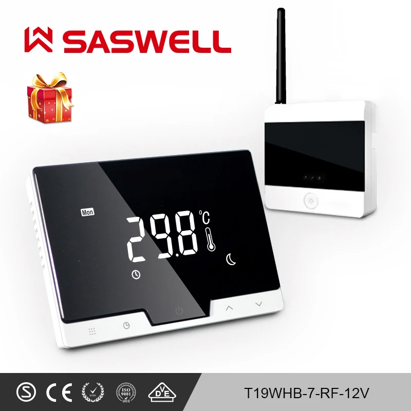 

SASWELL Floor Heating Room Touch Screen Thermostat gas boil System Thermoregulator 220V Temperature Controller