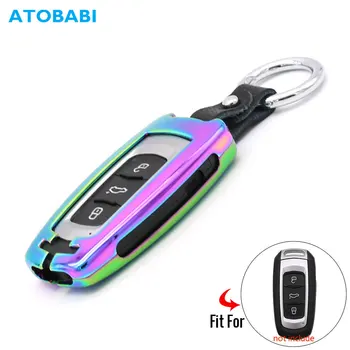 

Zinc Alloy Car Key Case For Geely Emgrand GL GS X7 EX7 GT GC9 Borui GE Atlas Boyue Smart Remote Fob Protector Cover Keychain Bag