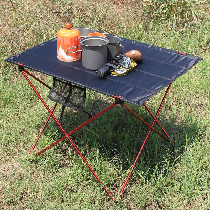 Portable Foldable Table Camping Outdoor Furniture Computer Bed Tables Picnic 6061 Aluminium Alloy Ultra Light Folding Desk | Мебель