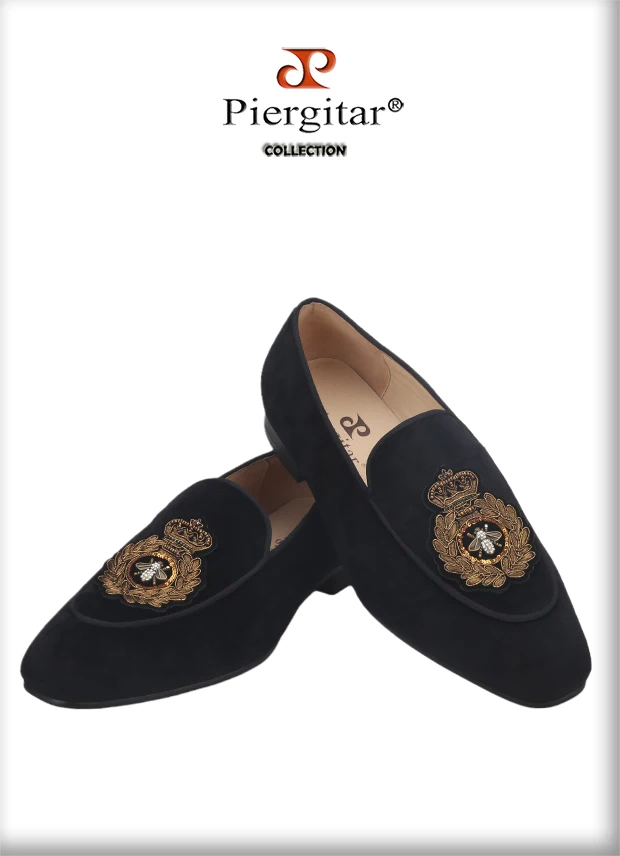 Mens Loafers Black Velvet Moccasin Bottom Male Flats New Handmade Custom Delicate Grosgrain Finishes 5 H4b923f3577f5416dbee44a351e3a44d9y