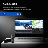 AZDOME 3 kanał kamera na deskę rozdzielczą, z przodu wewnątrz tylne trzy sposób kamera samochodowa kamera na deskę rozdzielczą era, 4K + 1080P podwójny kanał, z GPS, WiFi, nocne widzenie w podczerwieni 5