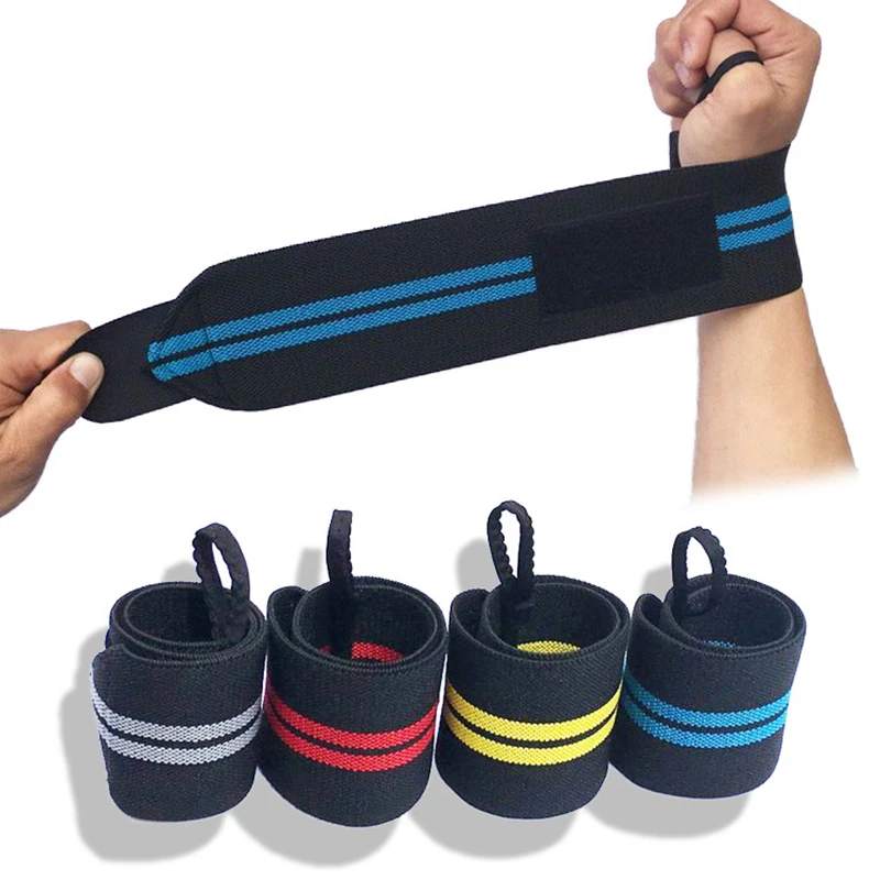 

1PCS Wrist Support Gym Weightlifting Training Weight Lifting Gloves Bar Grip Barbell Straps Wraps Hand Protection Hand Support