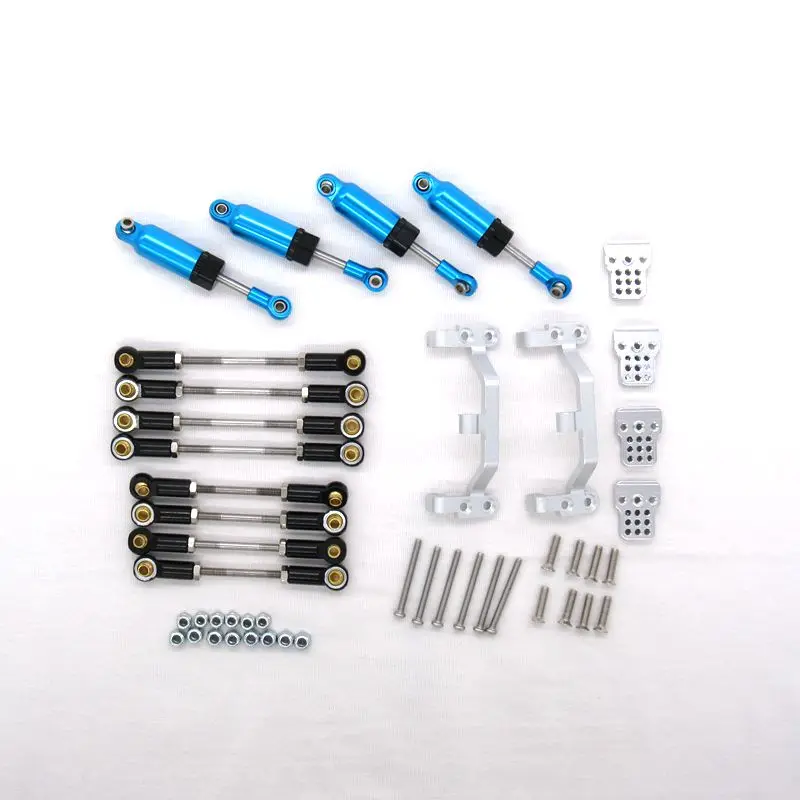 

MN Model 1:12 D90 D91 RC car spare parts Upgrade metal adjustable metal lever + rod seat + Shock Absorbers