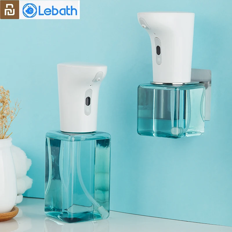 Lebath Auto Induction Foam Soap Dispenser Hand Washer Portable Soap Bottle AA Battery 250/450ML Capacity