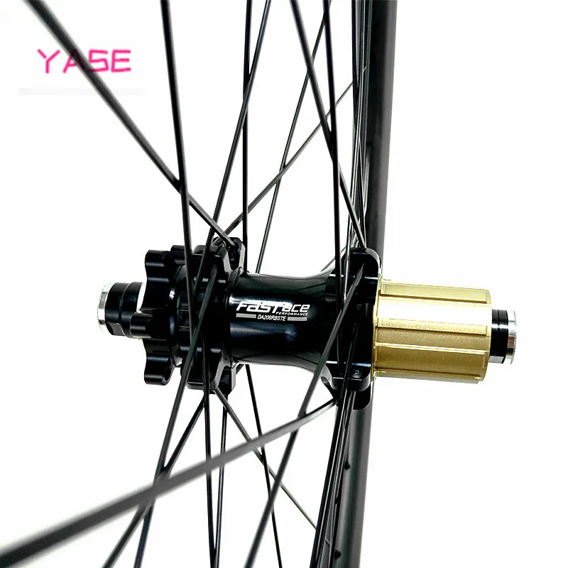 27,5 er FASTace DA206 35x25 мм ассиметричные карбоновые mtb колеса бескамерные 650B mtb дисковые колесные диски 100x15 142x12 мм Углеродные колеса для велосипеда