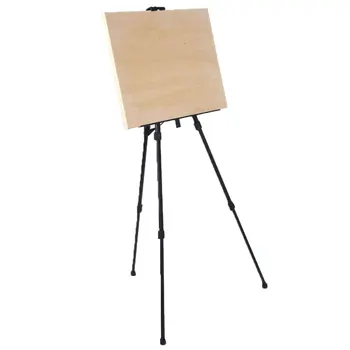 

Iron Display Stand Telescopic Craft Supplies Outdoor Black Sketching Portable Artist Folding Painting Easel Travel Desktop