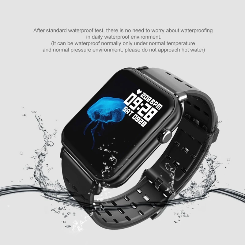 Умные часы Y6 Pro, водонепроницаемые, Bluetooth, умные часы, пульсометр, кровяное давление, фитнес-трекер для Android Ios