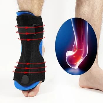 Nieuwe Rubber Ankle Brace Protector Enkel Spalk Bandage Voor Artritis Pijn Guard Voet Spalk Verstuiking Letsel Wraps