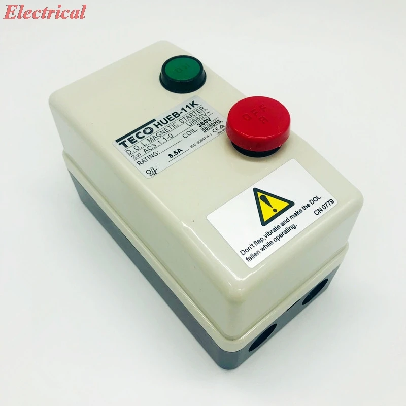 1pc Magnetic Starter 220v 380v 1.7a 2.4a 3.6a 5a 6a 8.5a 12.5a 18a On ...