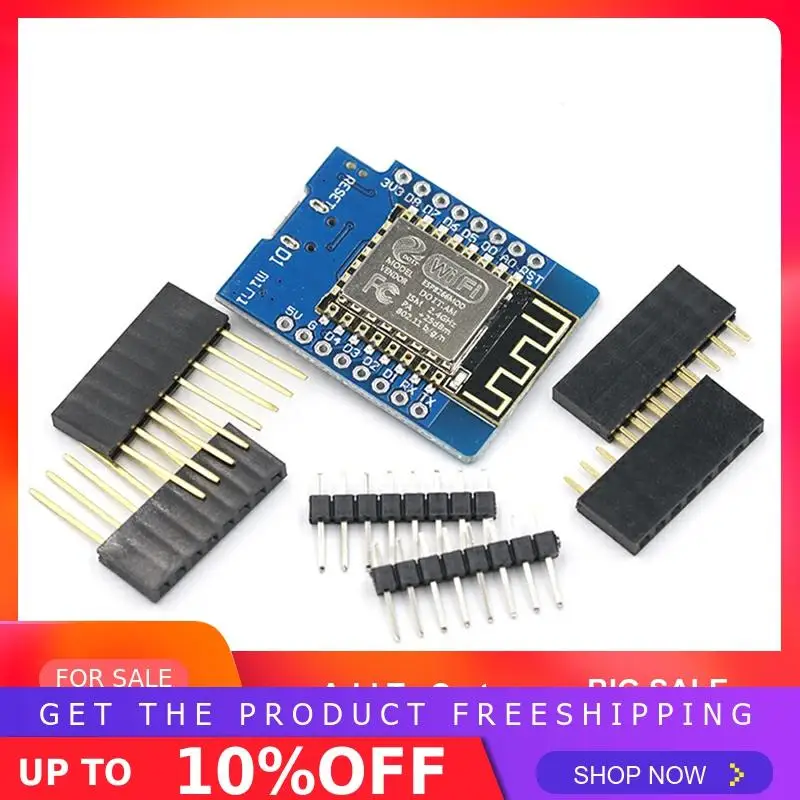 ESP8266 ESP-12 ESP12 WeMos D1 Мини-модуль Wemos D1 Мини WiFi макетная плата Micro USB 3,3 В на основе ESP-8266EX 11 цифровых контактов