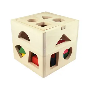

Children's Educational Toys Wooden Baby Intelligence Box Children Color Shape Cognitive Toy Early Education Toy