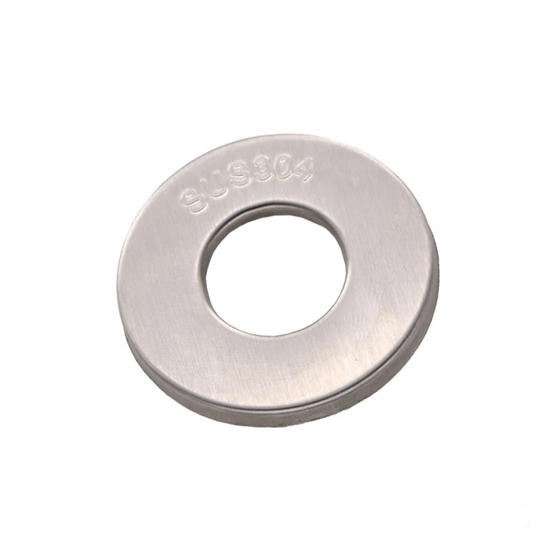

10pcs Shower Faucet Decorative Cover Brushed Finish 304 Stainless Steel Cover Bathroom Accessories
