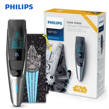 

Philips SBT720/15 Star Wars Special Edition Vacuum Beard Trimmer with Full Metal Blades 0.5mm Precision Settings for Men