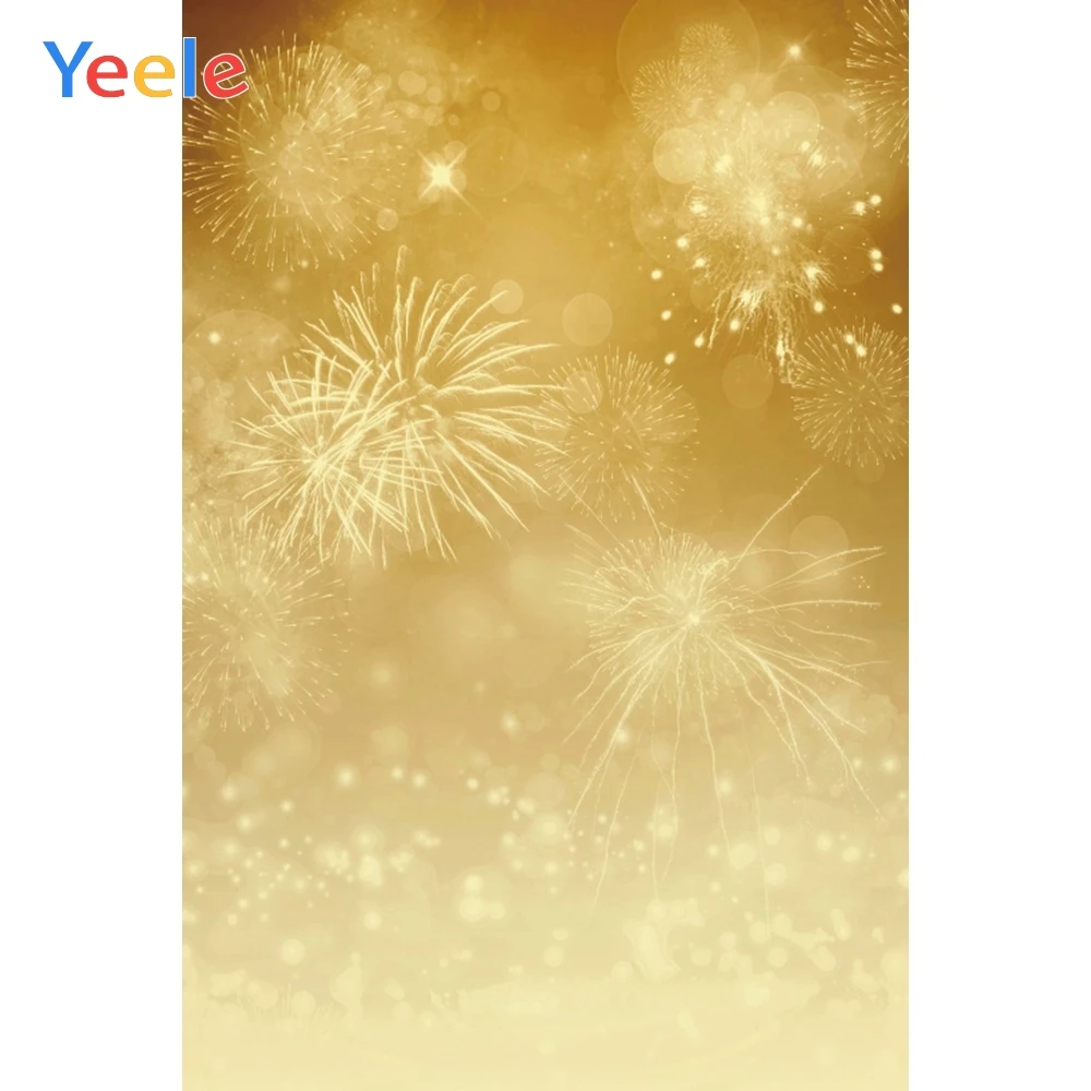 

Yeele Christmas Party Photocall Glitters Fireworks Photography Backdrops Personalized Photographic Backgrounds For Photo Studio