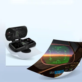 

Auto HUD Wireless Charger Navigation Display Phone Accessories Stand USB
