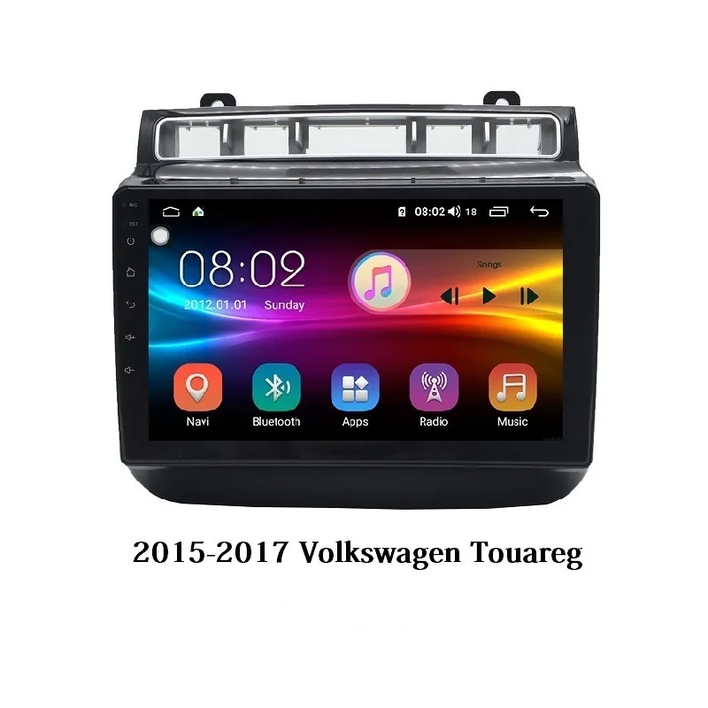 Excellent Car Multimedia player 1 Din Android 9.0 4G/64G Car DVD For 2015-2017 VW/Volkswagen touareg touch screen with GPS DSP 4G internet 2