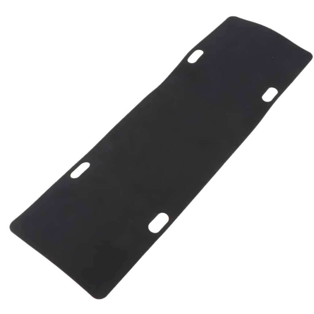 1 Piece Custom Blank Black License Plate Aluminum Tag for Car