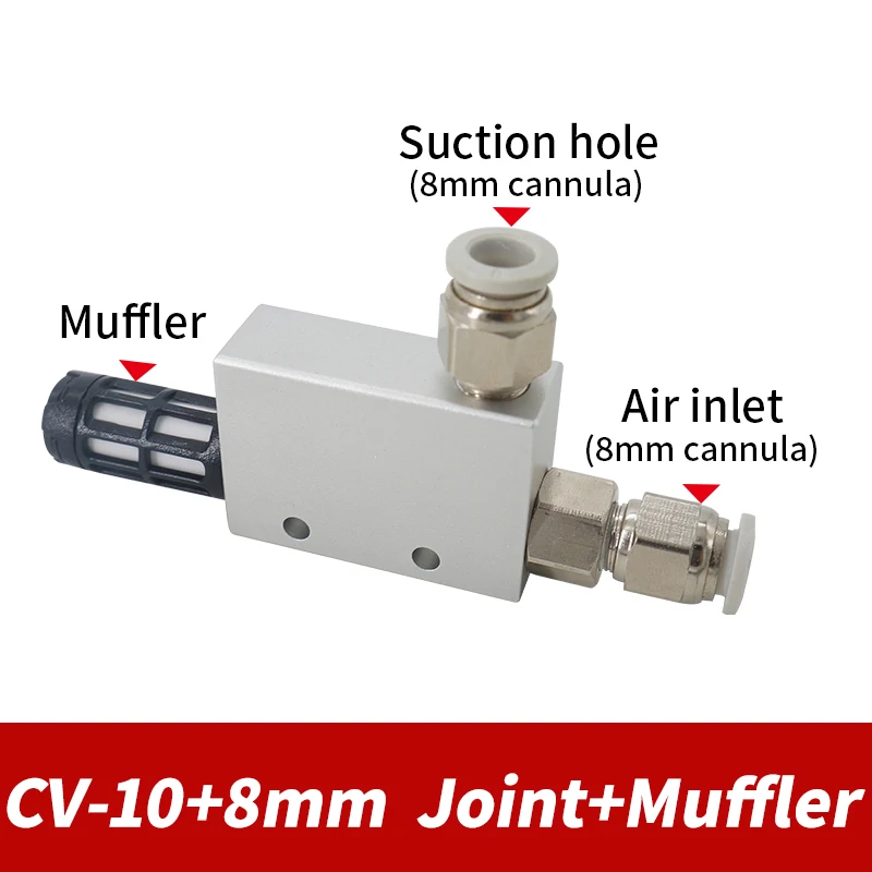 Éjecteur De Générateur De Vide D'échappement D'air Pneumatique CV-25HS