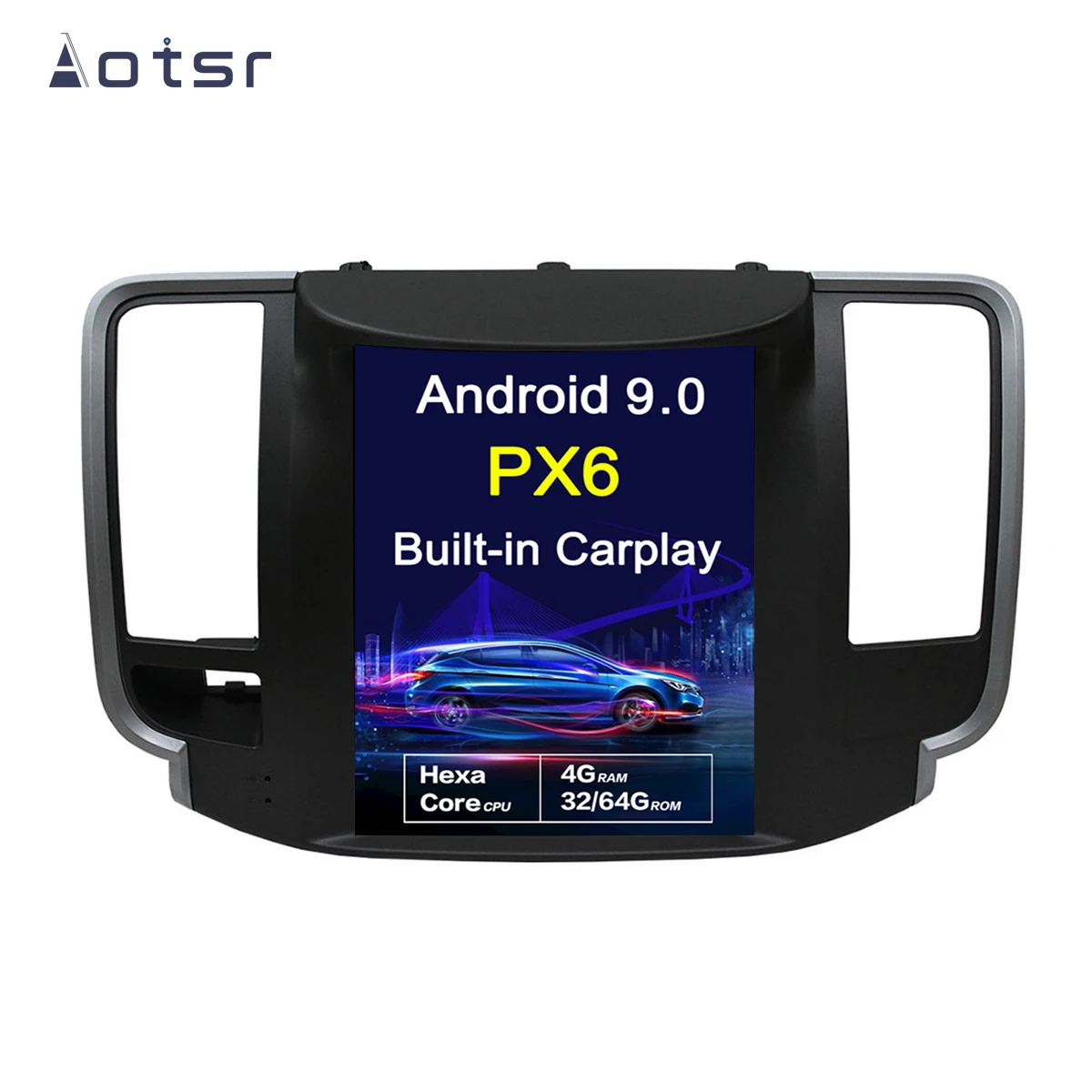 Android 9,0 Tesla стиль 10,4 ''вертикальный экран Автомобильный gps навигатор для NISSAN Teana 2008-2012 головное устройство мультимедиа радио плеер