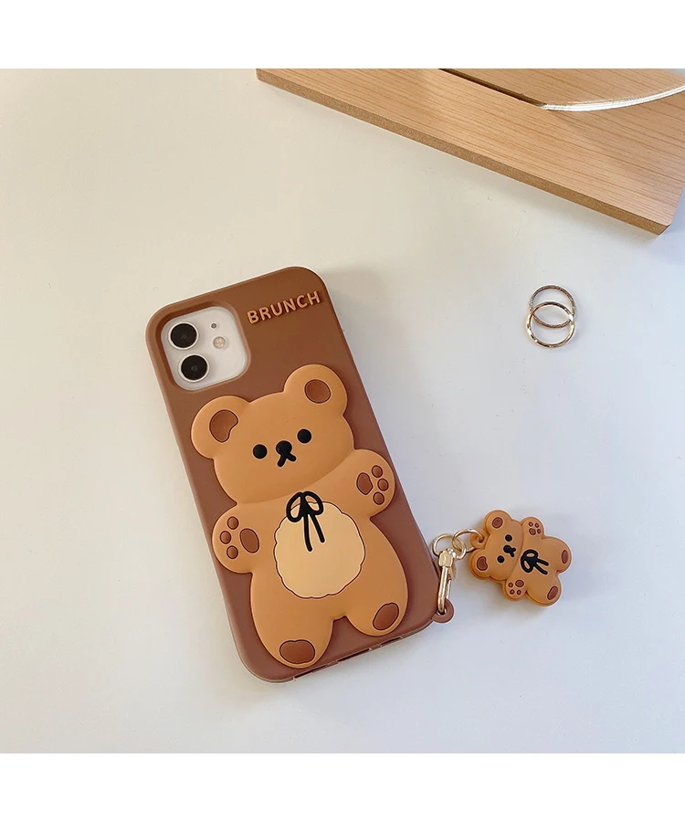 Kawaii Cookie Bear Phone Case