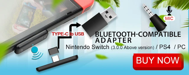 Acheter DATA FROG – adaptateur USB Bluetooth 5.0, pour Console Nintendo  Switch, contrôleur sans fil, émetteur-récepteur, pour TV BOX/PS4/PS5/PC