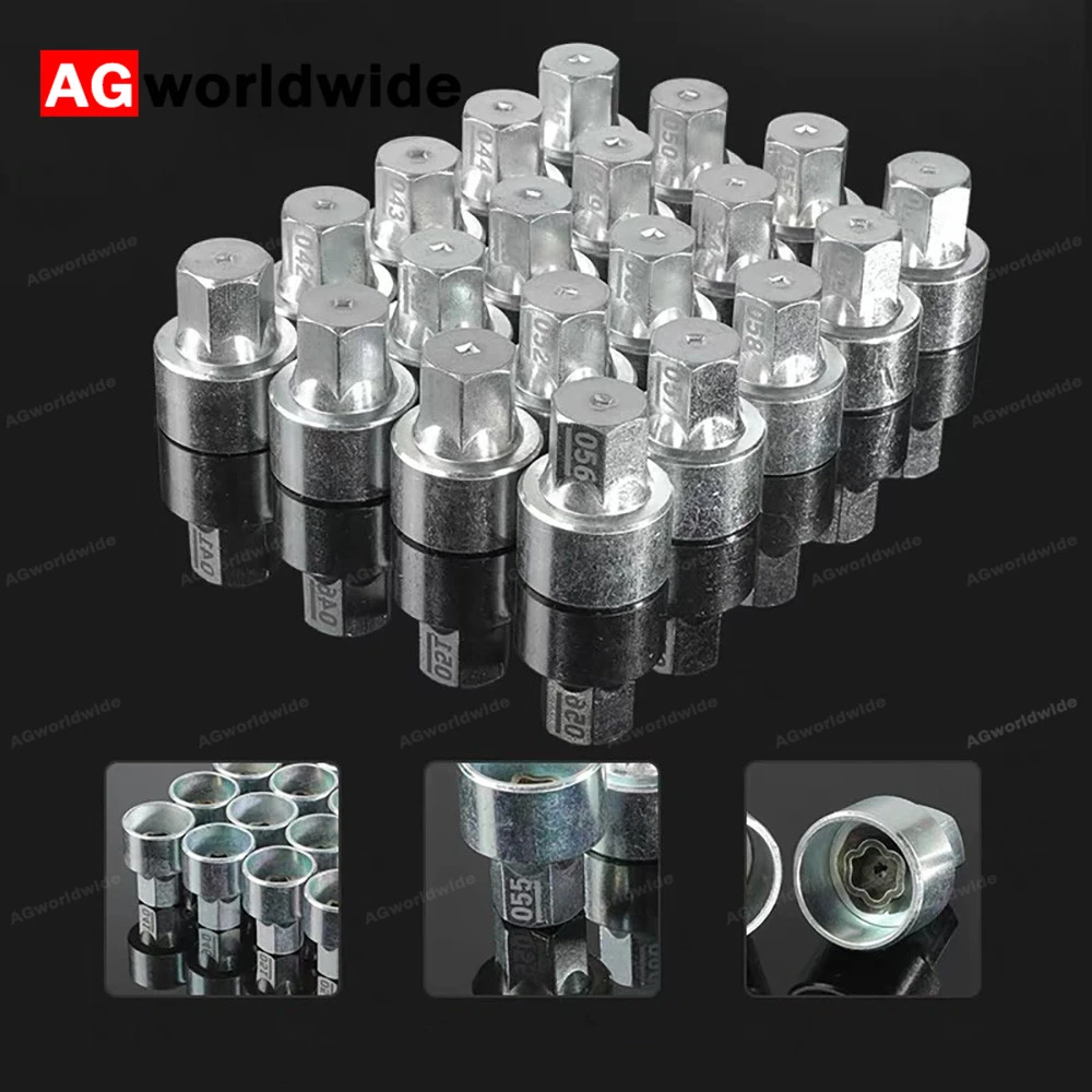 1pcs 041 060 Antitheft Wheel Bolt Lock Nut Key Adapter Sleeve For