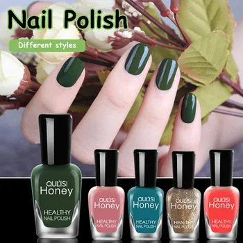 

8ML Nail Polish Multicolor Water Based Shiny Nail Art Gel long lasting UVGel Women Girls DIY Nailpolish Varnish Nail Polish