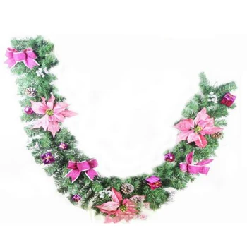 

Wall Christmas Wreath Hanging Holiday Seasonal Décor Home Party Garland